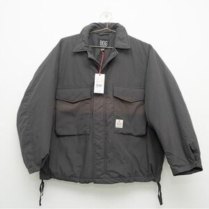 Urban Outfitters Rene Padded Black Utility Jacket
